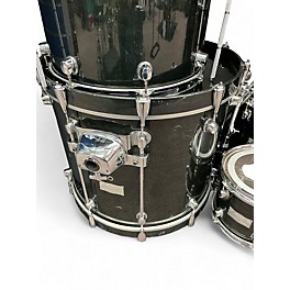 Used Mapex 6 Piece SATURN SERIES SHELL PACK BLACK Drum Kit