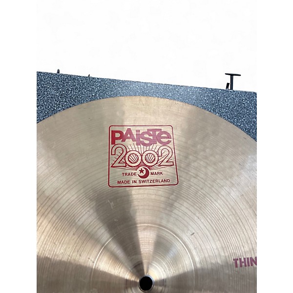 Used Paiste 18in 2002 Thin Crash Cymbal