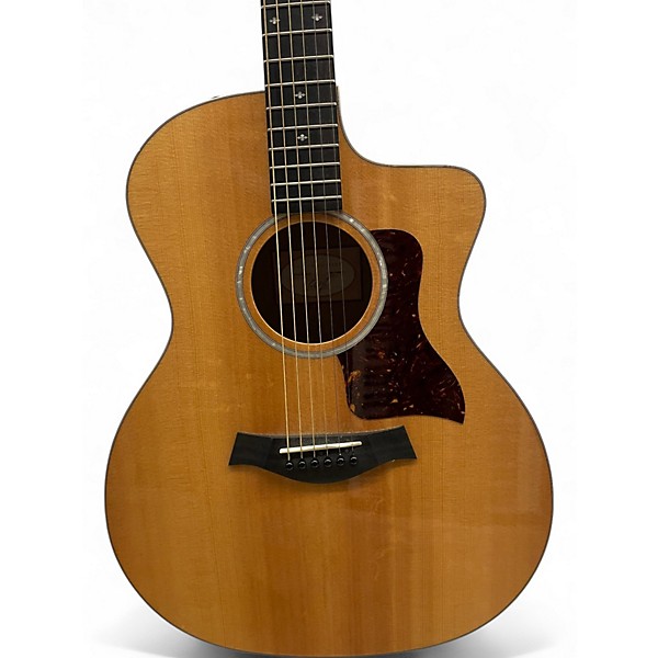 Used Taylor 214CE Deluxe Koa Natural Acoustic Electric Guitar