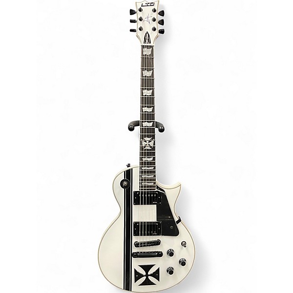 Used ESP LTD James Hetfield Signature Iron Cross White Solid