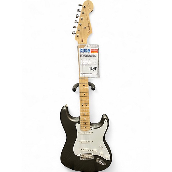 Used Fender Artist Series Eric Clapton Stratocaster Pewter Solid Body Electric Guitar