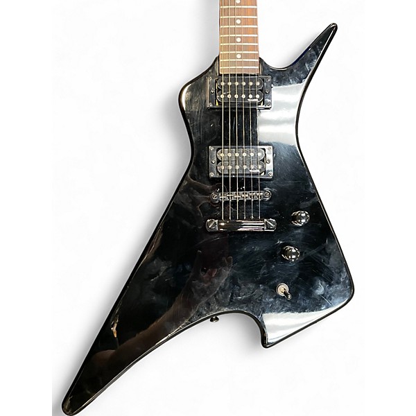 Used Hamer XT Scarab Black Solid Body Electric Guitar