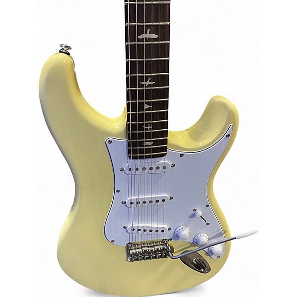 Used PRS SE Silver Sky MOON WHITE Solid Body Electric Guitar