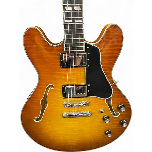 Used Eastman t486gb gold burst Hollow Body Electric Guitar