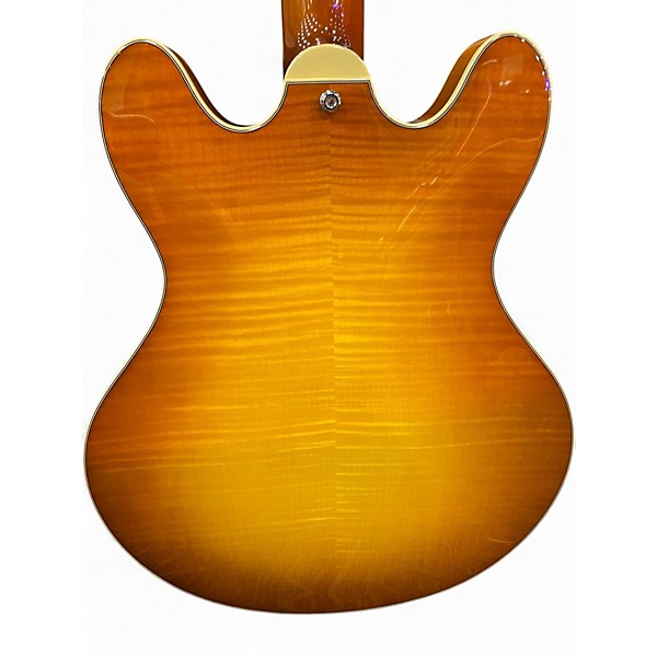 Used Eastman t486gb gold burst Hollow Body Electric Guitar