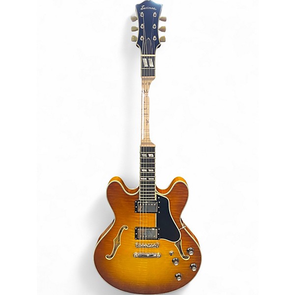 Used Eastman t486gb gold burst Hollow Body Electric Guitar