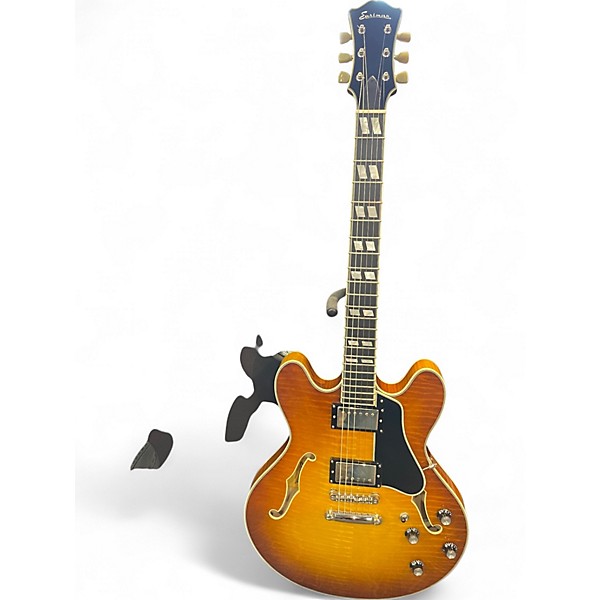 Used Eastman t486gb gold burst Hollow Body Electric Guitar