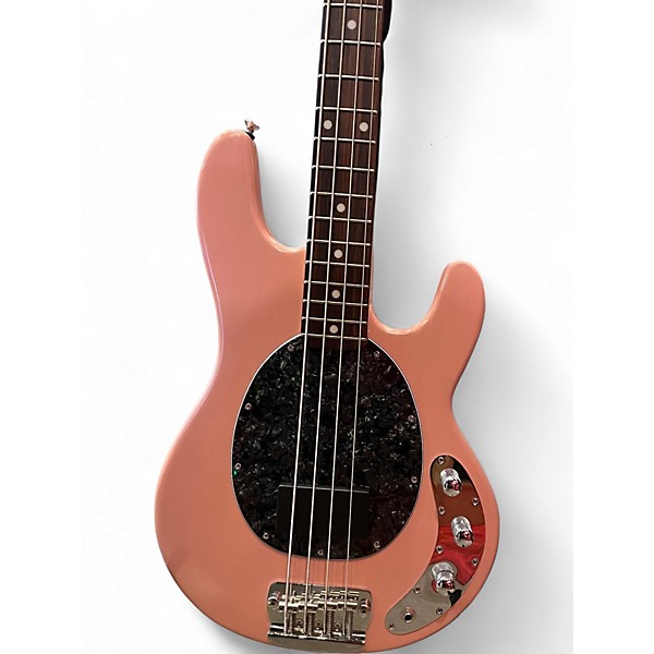 Used 2006 Ernie Ball SUB BASS SHELL PINK Electric Bass Guitar