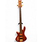 Used Schecter Guitar Research Stiletto Studio 4 String Fretless Worn Natural Electric Bass Guitar thumbnail