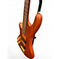 Used Schecter Guitar Research Stiletto Studio 4 String Fretless Worn Natural Electric Bass Guitar