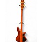 Used Schecter Guitar Research Stiletto Studio 4 String Fretless Worn Natural Electric Bass Guitar