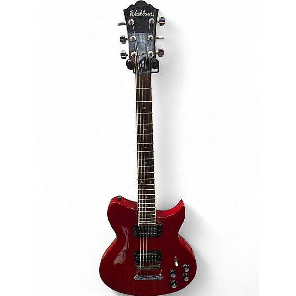 Used Washburn WI18 Trans Red Solid Body Electric Guitar