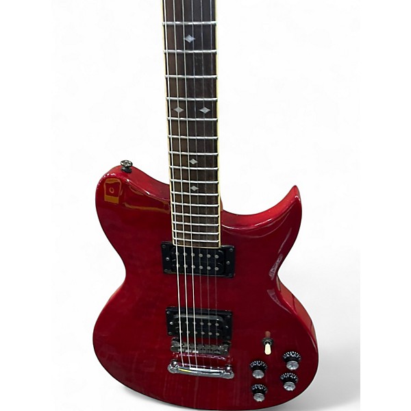 Used Washburn WI18 Trans Red Solid Body Electric Guitar