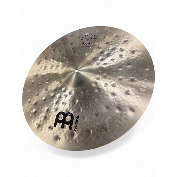 Used MEINL 22in PURE ALLOY EXTRA HAMMERED HATS Cymbal