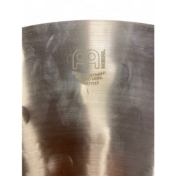 Used MEINL 22in PURE ALLOY EXTRA HAMMERED HATS Cymbal