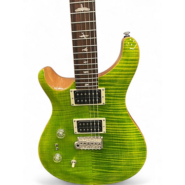 Used PRS SE CUSTOM 24 LH LIGHT GREEN Electric Guitar