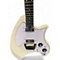 Vintage 1970s Ovation Breadwinner White Solid Body Electric Guitar