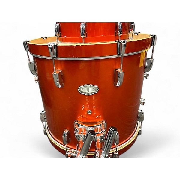 Used Pearl 5 Piece Vision Metallic Orange Drum Kit