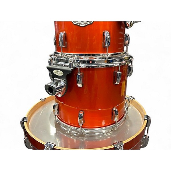 Used Pearl 5 Piece Vision Metallic Orange Drum Kit