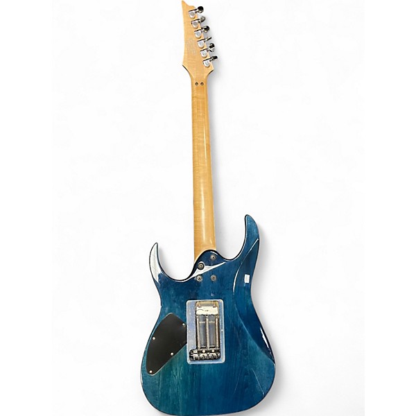 Used Ibanez RG4EXFM1 Trans Blue Solid Body Electric Guitar Trans