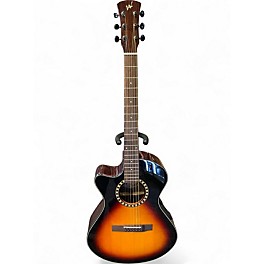 Used 2020s Andrew White Guitars 112LH3TS 3 Tone Sunburst Acoustic Electric Guitar