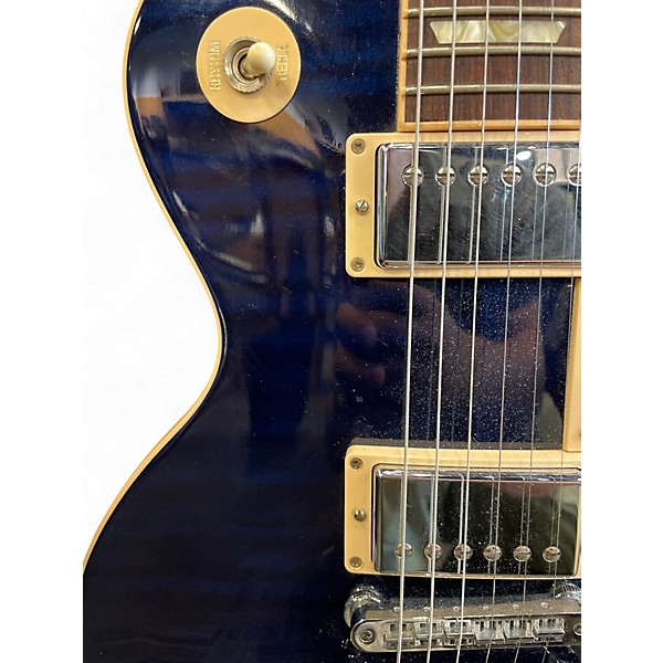 Used Gibson Les Paul Standard Blue  Solid Body Electric Guitar