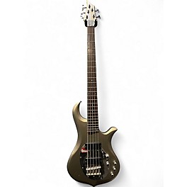 Used Traben Neo 5 String Metallic Green Electric Bass Guitar