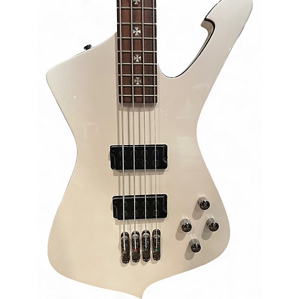 Used 2022 Ibanez SDB3 Sharlee Dangelo Signature Cream Electric Bass Guitar