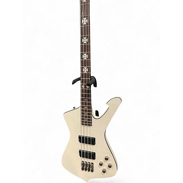 Used 2022 Ibanez SDB3 Sharlee Dangelo Signature Cream Electric Bass Guitar