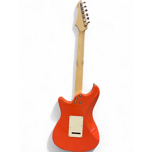 Used John Page Classic ASHBURN Fiesta Red Solid Body Electric Guitar