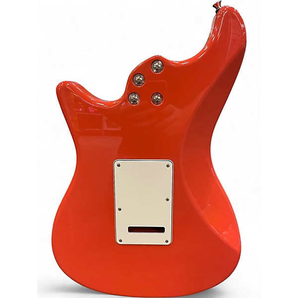 Used John Page Classic ASHBURN Fiesta Red Solid Body Electric Guitar