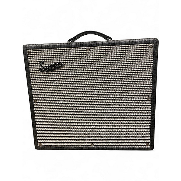 Used Supro 1696RT Black Magic Reverb 1x12 25w Tube Guitar Combo Amp