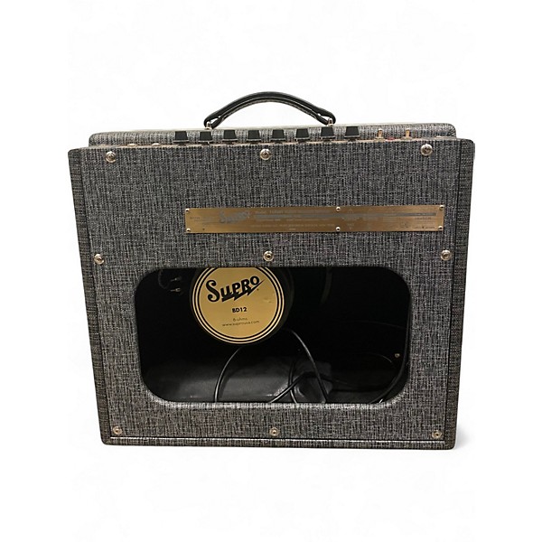 Used Supro 1696RT Black Magic Reverb 1x12 25w Tube Guitar Combo Amp