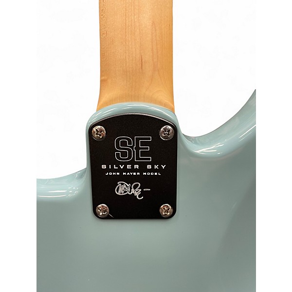 Used PRS SE Silver Sky Stone Blue Solid Body Electric Guitar