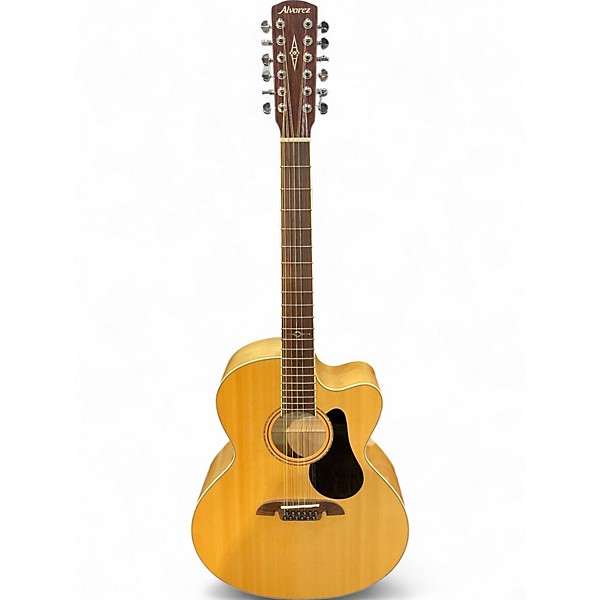 Used Alvarez AJ80 CE  Natural 12 String Acoustic Guitar