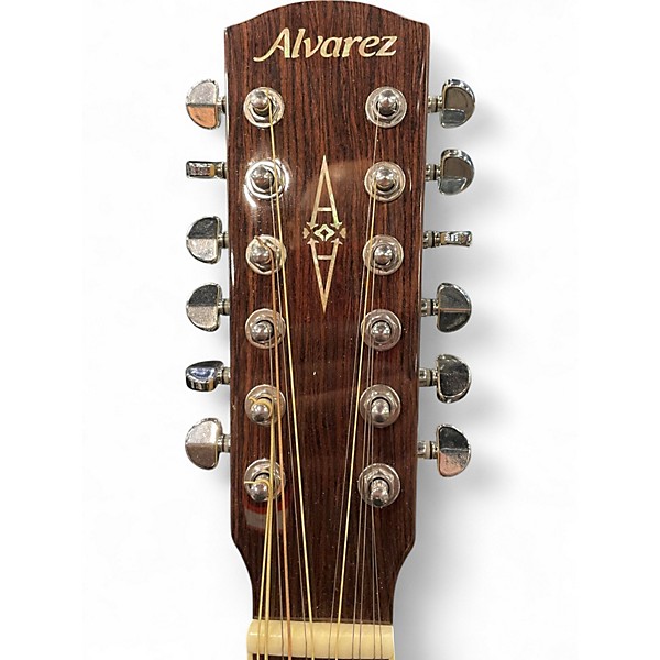 Used Alvarez AJ80 CE  Natural 12 String Acoustic Guitar