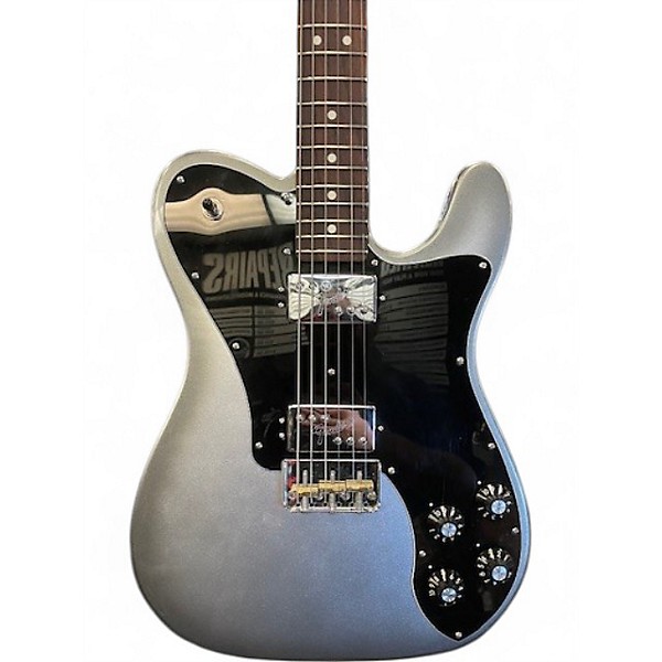 Used 2023 Fender AMERICAN PROFESSIONAL II DELUXE TELECASTER SILVER BURST Solid Body Electric Guitar