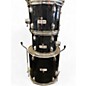Used Sound Precussion 5 Piece 5 piece Complete Kit Black Drum Kit