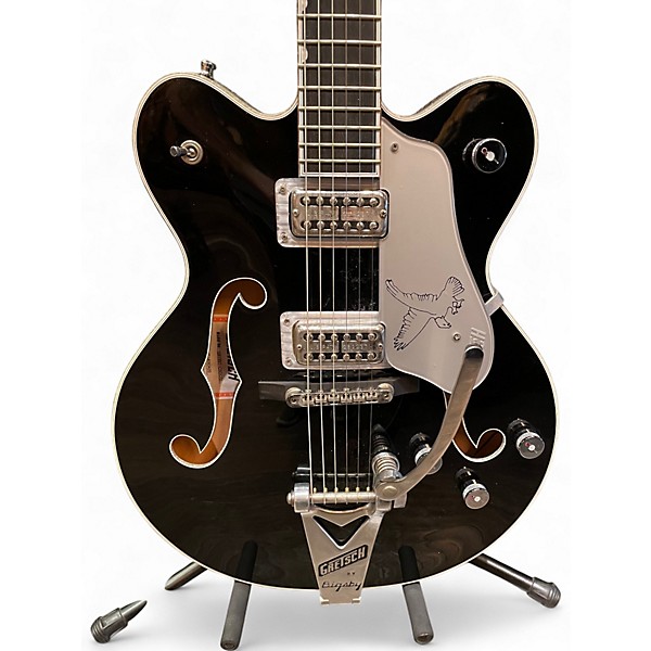 Used 2014 Gretsch Guitars G6139T-CBDCSL Black Hollow Body Electric Guitar