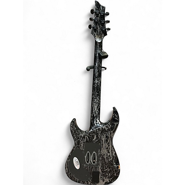 Used Schecter Guitar Research C1 FR-S Silver Mountain Solid Body Electric Guitar