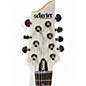 Used Schecter Guitar Research Demon 7 String White Solid Body Electric Guitar