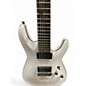 Used Schecter Guitar Research Demon 7 String White Solid Body Electric Guitar