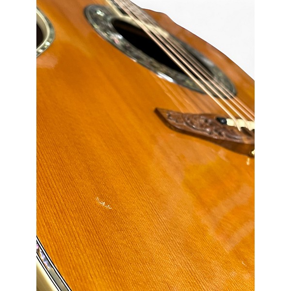 Used Ovation 1619-4 Legend Natural Acoustic Electric Guitar