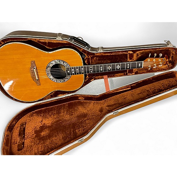 Used Ovation 1619-4 Legend Natural Acoustic Electric Guitar