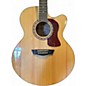 Used Washburn HJ40SCE Heritage Jumbo Natural Acoustic Electric Guitar