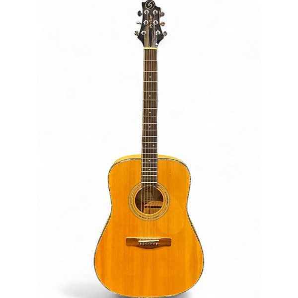 Used Samick D9 Antique Natural Acoustic Guitar