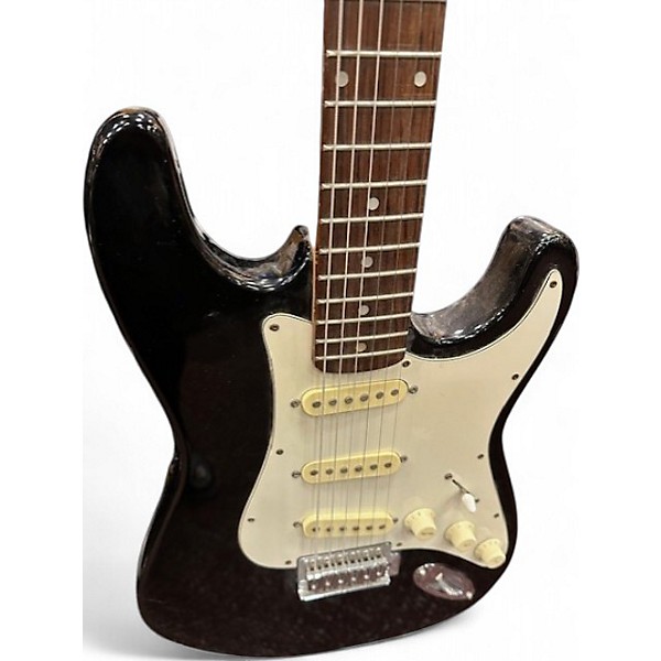 Used Hondo ELECTRIC GUITAR BLACK  Solid Body Electric Guitar