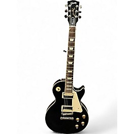 Used Gibson Les Paul Classic Black Solid Body Electric Guitar