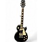 Used Gibson Les Paul Classic Black Solid Body Electric Guitar thumbnail