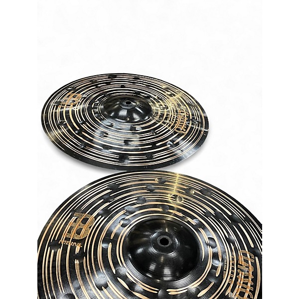 Used MEINL 14in Classic Customs Dark Hi-Hat Pair Cymbal